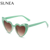 women sunglasses fashion heart shape sunglass candy color sun glasses retro uv400 gradients blue pink shades eyewear