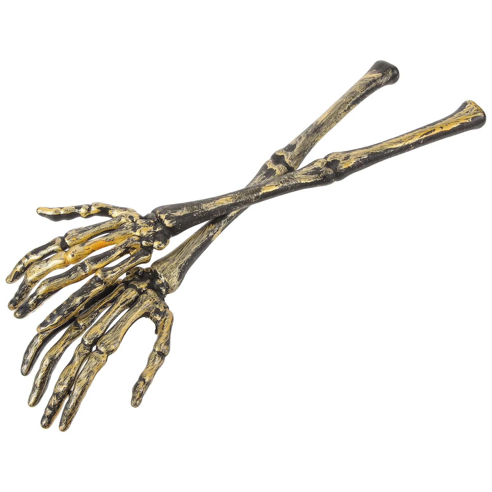 

1 Pair of Simulation Halloween Arm Creative Salad Tongs Plastic Arm Spoon