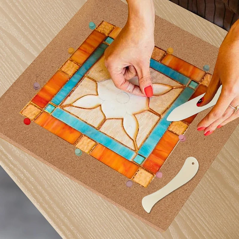 Окрашенные материалы и инструменты 12x12 дюймов термостойкая окрашенная Рабочая