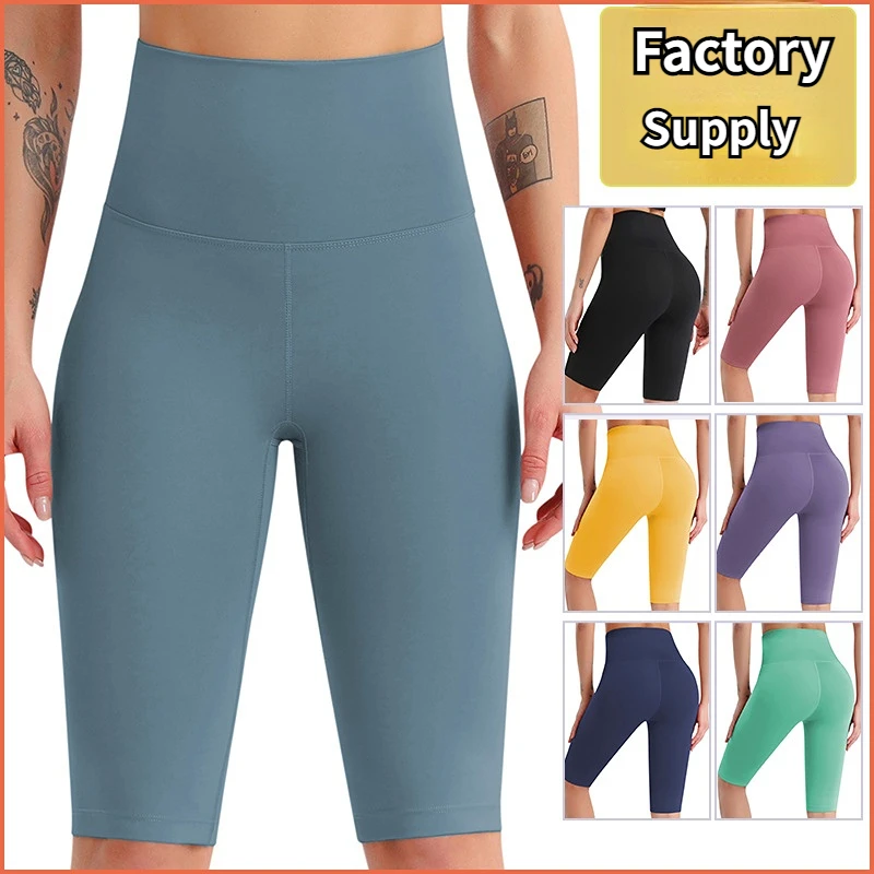 

Gym Leggings Shorts For Women Fitness Seamless Cycing Half Pants Yoga Shorts