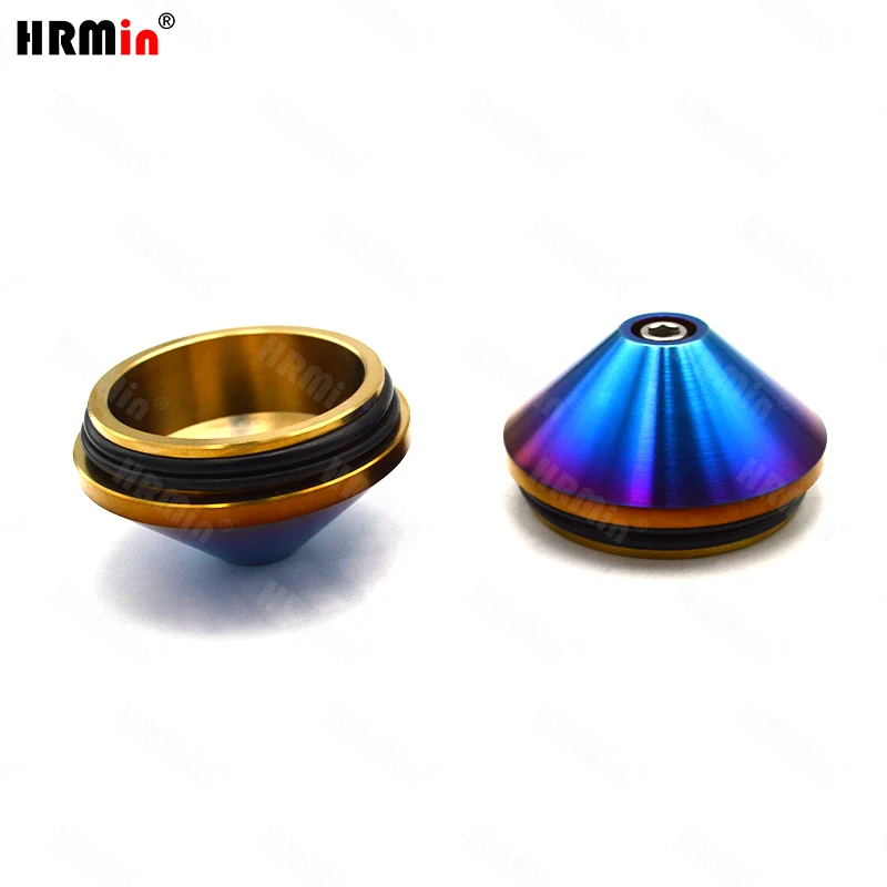 HRMin 10 9 класс Gr5 титановая крышка ступицы колеса 1 шт. D56 для гоночного автомобиля