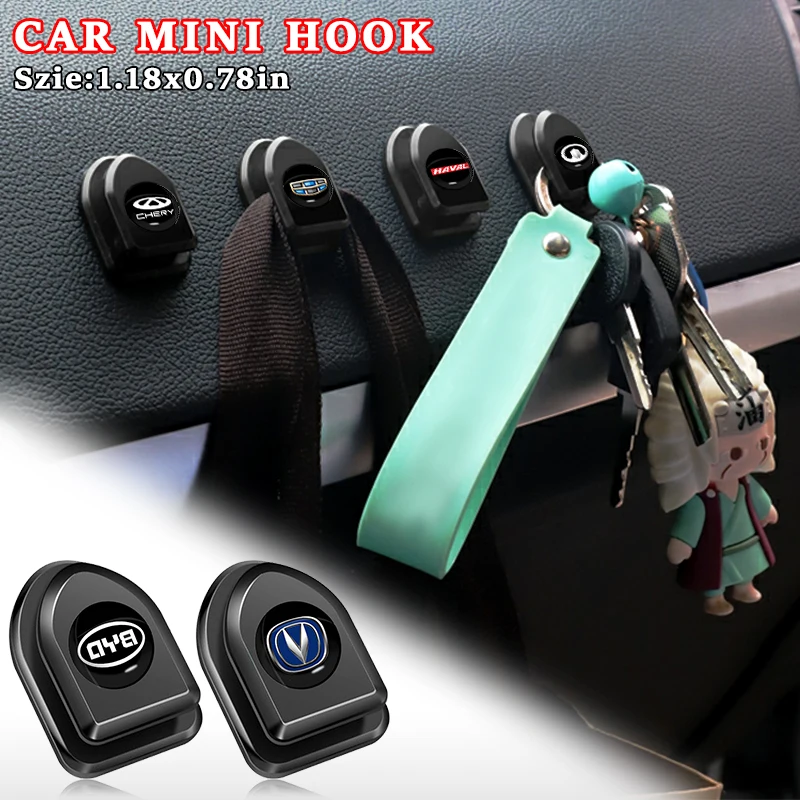 

4pcs Car Interior Mini Convenient Storage Hook for BMW Mini Cooper 2002 R56 R50 R53 F56 R60 2011 2012 2013 2018 2019 Accessories