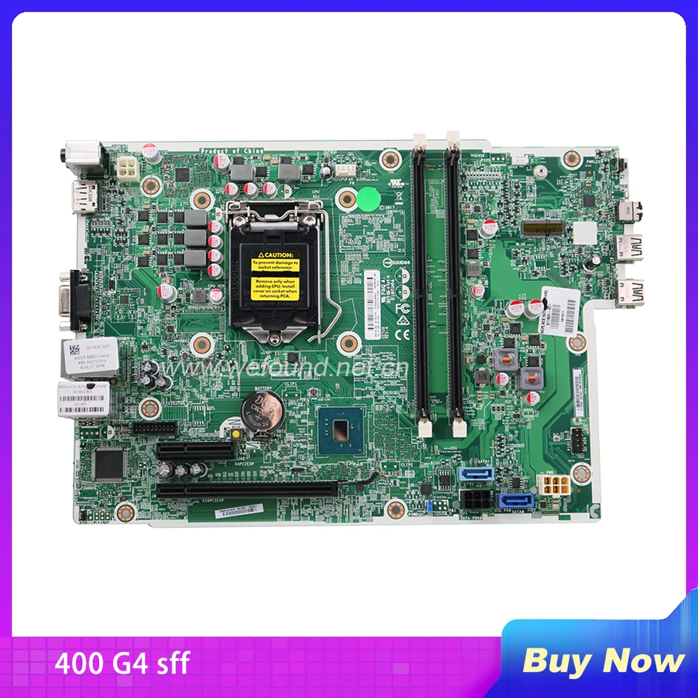 PC Desktop Motherboard For HP 400 G4 SFF 900787-001 911985-001 911985-601 System Board