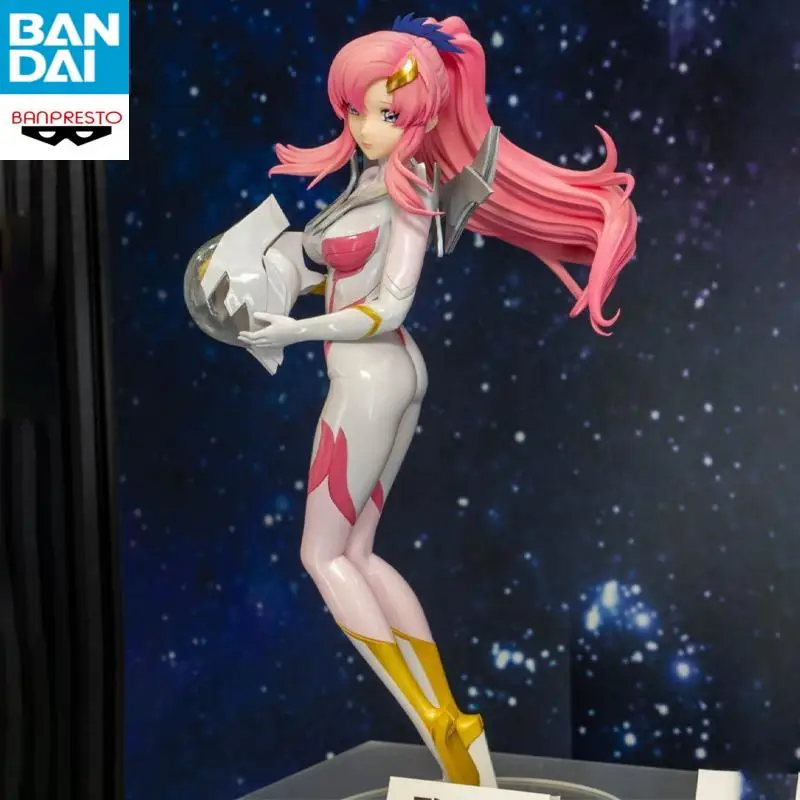 Фото В наличии BANDAI NAMCO Mobile Suit Gundam SEED Lacus Clyne Gigi Andalucia GLITTER GLAMOURS Аниме Фигурка Модель Аниме Фигурка Модель №3