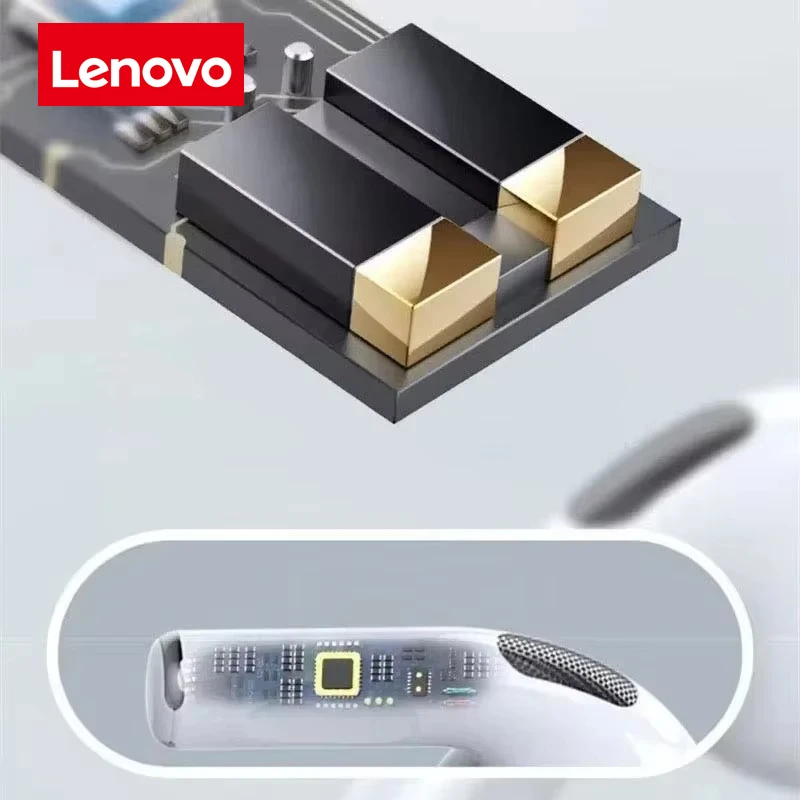 Фото Bluetooth-гарнитура Lenovo, устойчивая к поту и легкая, совместимая со смартфонами, ноутбуками и другими устройствами, дизайном-вкладышами. №5