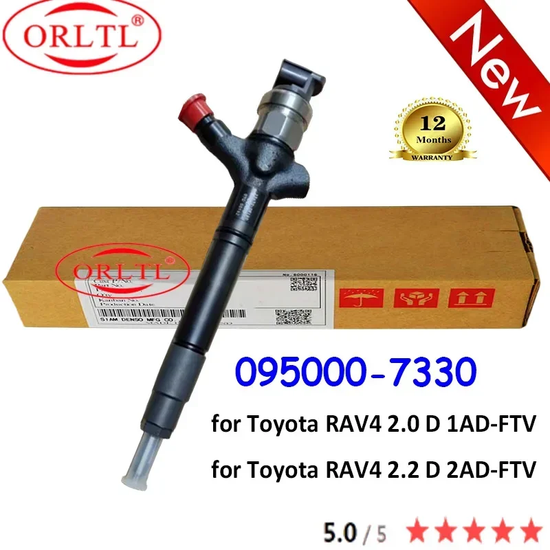 095000 -7330 НОВЫЙ Дизельный инжектор 7330. 0950007330 Для Toyota RAV4 2.0 D 2AD 1AD-FTV