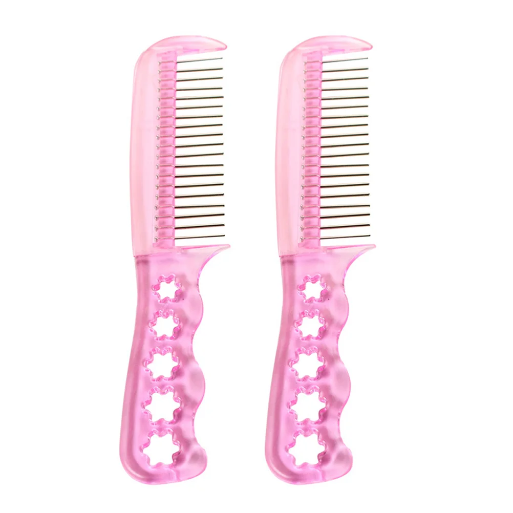 

Detangler Brush Comb Brush Hair Extensions Comb Hair Brush Detangling Hairbrush For Wet Dry 2Pcs Dolls girls Toys