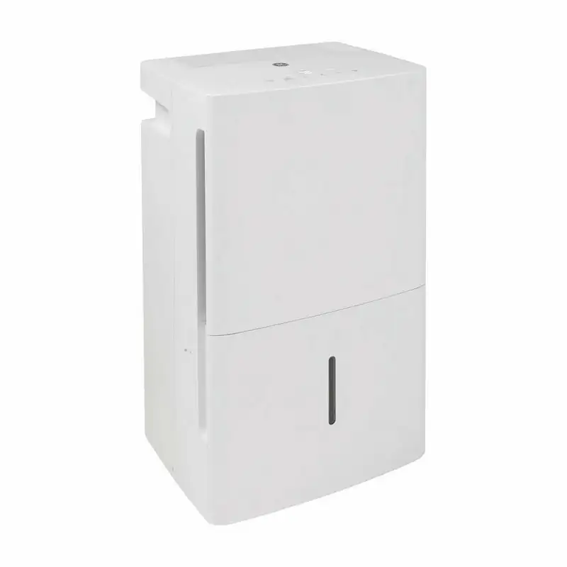

50-Pint Portable Dehumidifier with Drain, White (Refurbished)