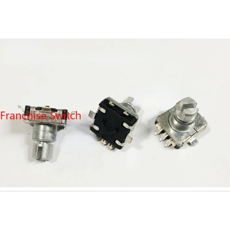 

5PCS EC11 Chip Encoder Switch 30 Position 15 Pulse With 10MM Half Shaft