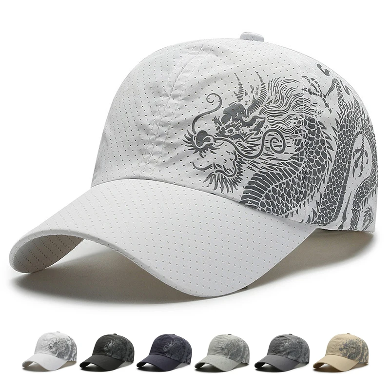 

Summer Sunshade Quick-drying Cap Outdoor Sports Baseball Cap Adjustable Hat for Men Women Ponytail Panama Cap Snapback Hat Visor