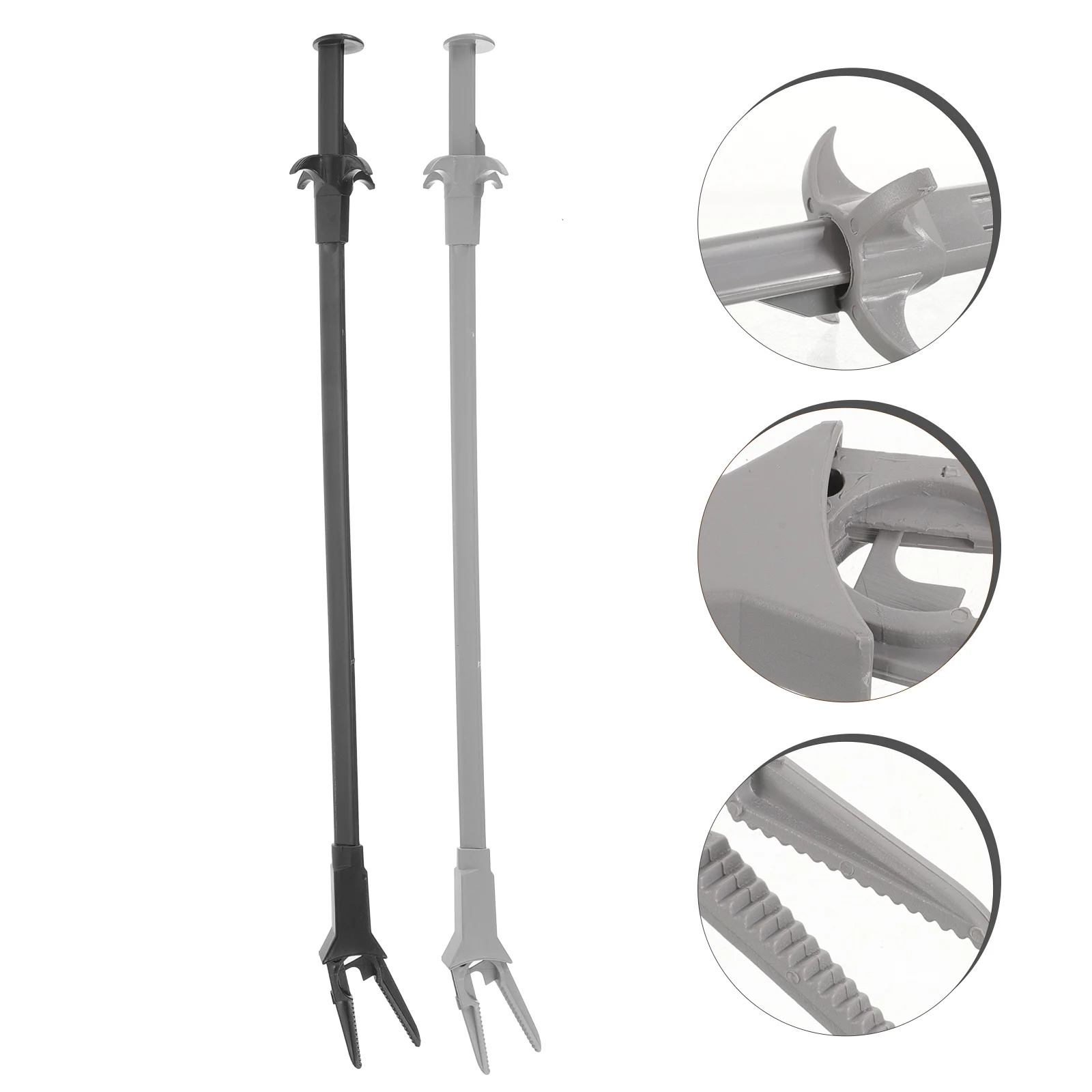 

2 Pcs Aquatic Clip Terrariums Fish Tank Feeding Tool Water Plants Tweezer Accessories Cleaner Aquarium Tweezers Plastic