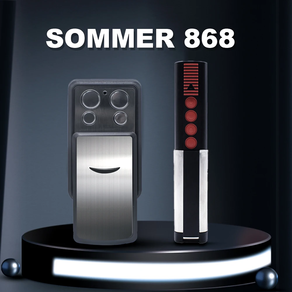 

100% Compatible SOMMER 868MHz Remote Control 4026 TX03-868-2-XP 4020 TX03-868-4 4011 4031 4021 868 MHz Garage Gate Door Opener