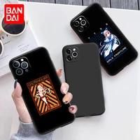 bandai phone case for iphone 13 11 12 pro xs max mini xr se 2022 8 7 6 6s plus x girls frontline soft black silicone back cover