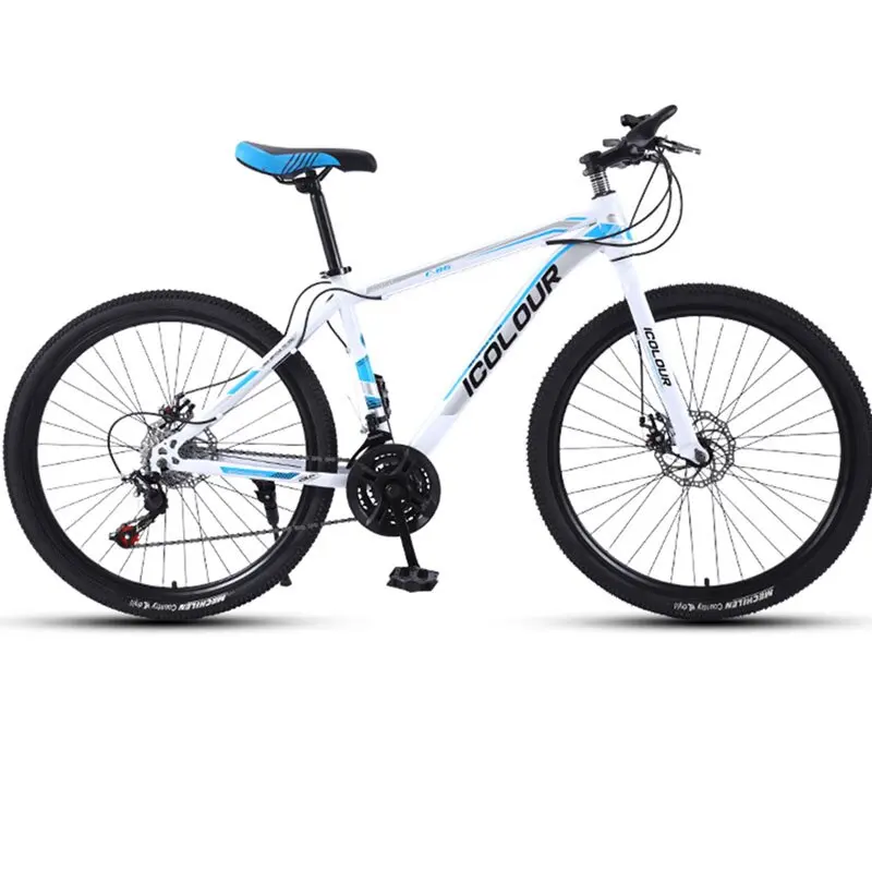 

Горный велосипед с двойным дисковым тормозом, колеса 24 дюйма, 26 дюймов, переменная скорость, для взрослых, из высокоуглеродистой стали