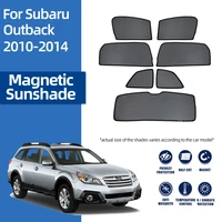 for subaru outback br 2009 2014 magnetic car sunshade shield front windshield frame curtain rear side window sun shade visor