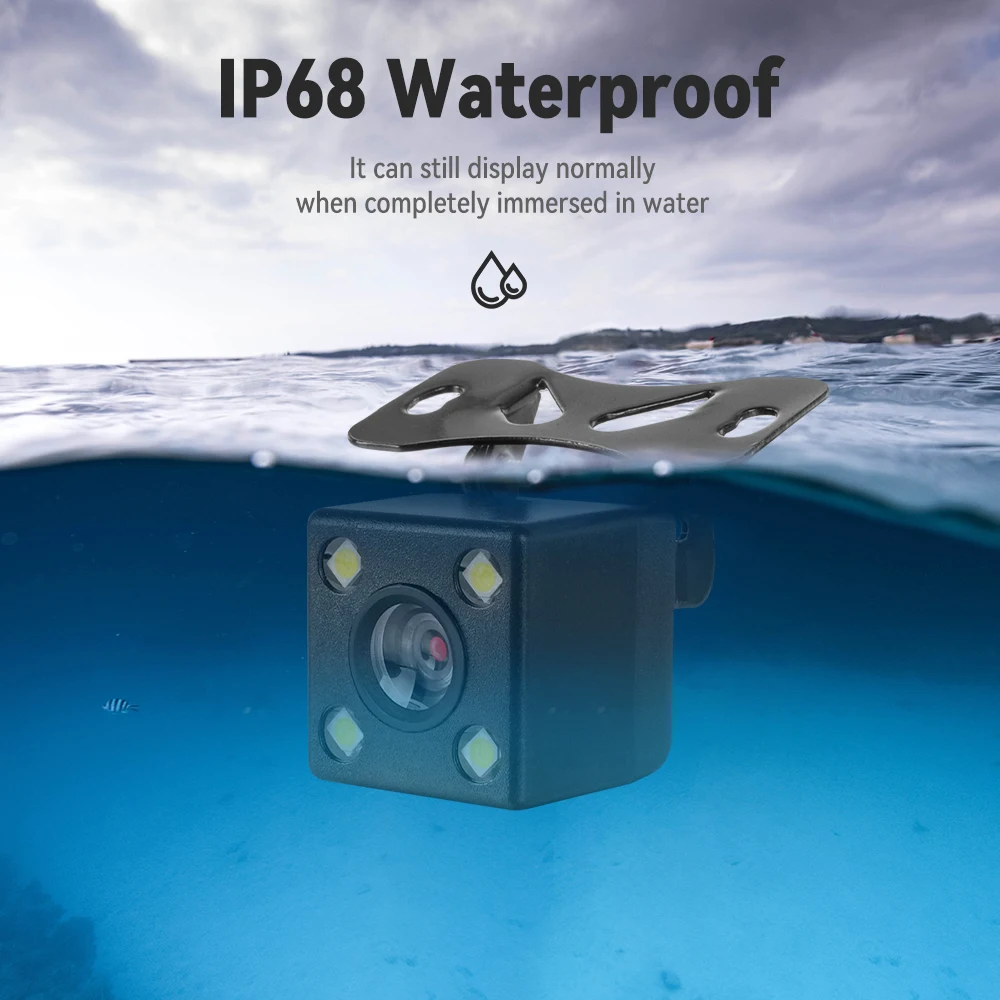 MJDOUD Автомобильная камера заднего вида для парковки автомобиля 7-дюймовый монитор