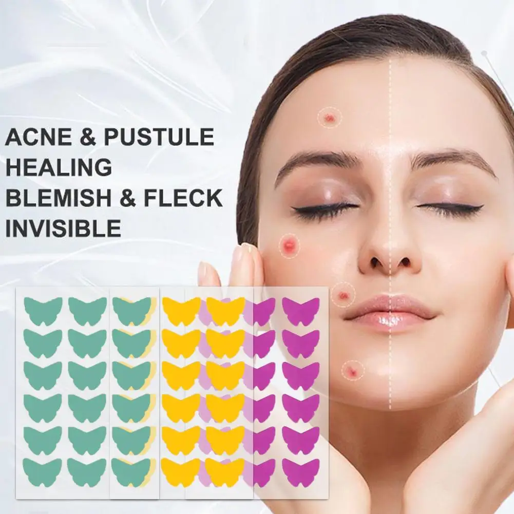 

1 Sheet Butterfly Invisible Acne Removal Pimple Patch Acne Face Acne Spot Tool Beauty Care Stickers Concealer Face Skin Pim R0A5