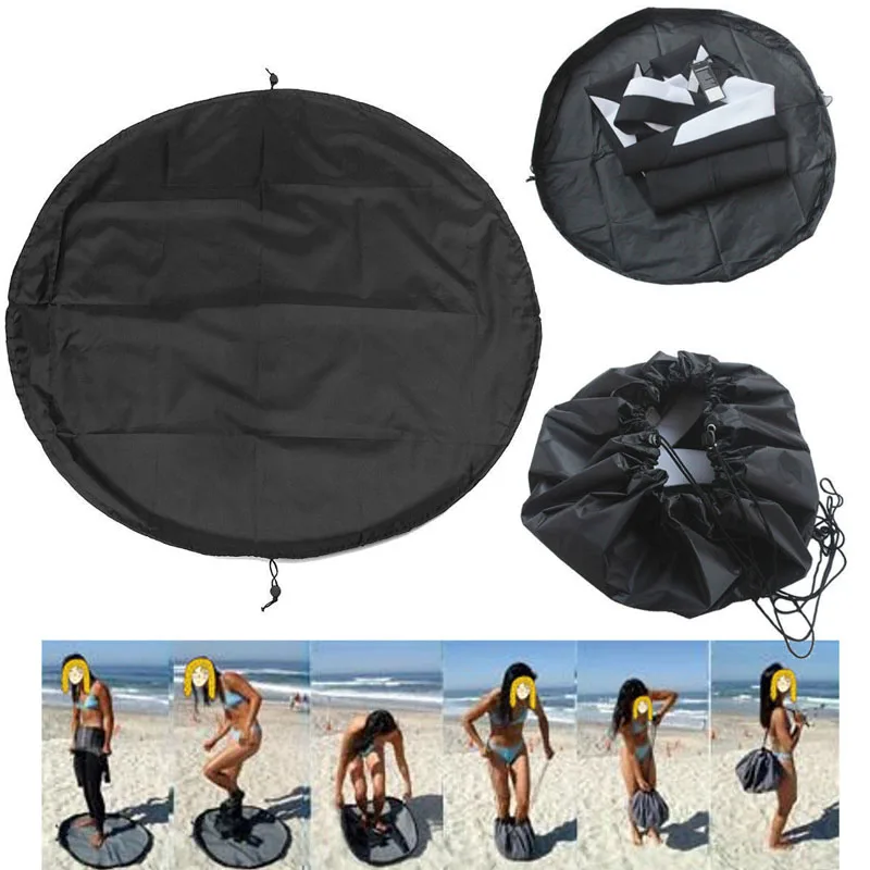 

75Cm Waterproof Wetsuit Change Mat Beach Clothes Changing Carrying Bag with Handle Shoulder Straps for Surfing Swimming Kayak