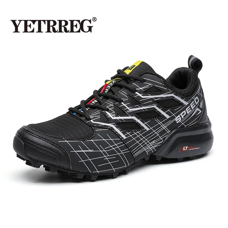 

Men Hiking Shoes Outdoor Trail Running Shoes Anti-slip Walking Men's Sneakers Fashion Breathable Casual Men's Shoes Plus Size 48