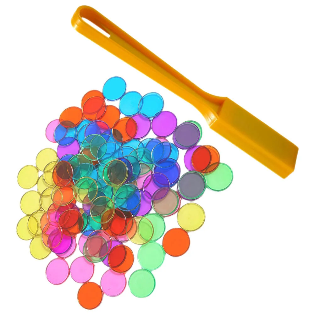 

Магнитная палочка с круглыми чипами, игрушка с подсчетом, игрушка для сортировки цветов, развивающая игрушка для детей, 1 комплект