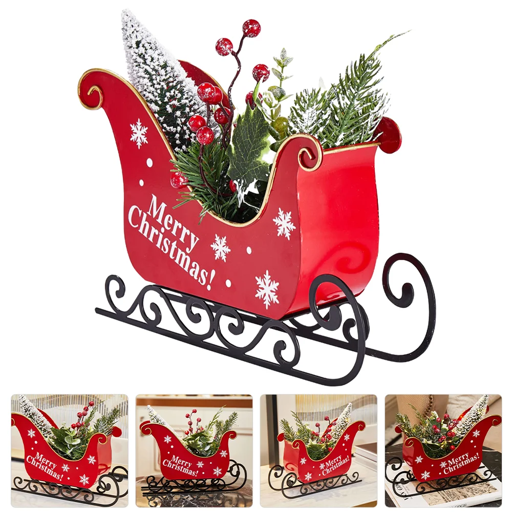 

Christmas Sleigh with Fake Ornament Christmas Sleigh with Fake Ornament