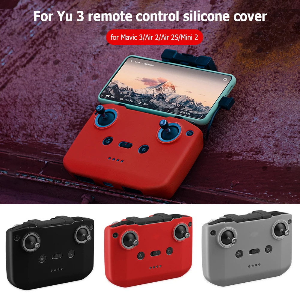 

Силиконовый чехол для DJI Mini 3 Pro, защитный чехол для пульта дистанционного управления, чехол с защитой от царапин, аксессуары для DJI RC