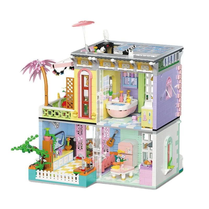 

Конструктор «Вилла для отпуска», 4 в 1