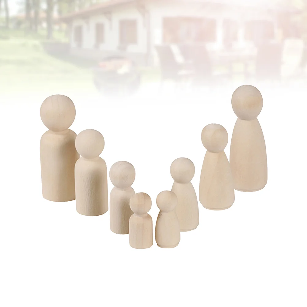 

40pcs Unfinished Bodies Dolls Decorative People For DIY Craft