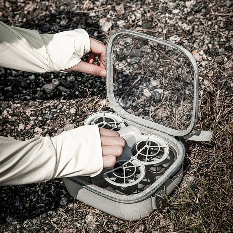 Прозрачный визуальный портативный чехол для переноски корпуса БПЛА с твердым