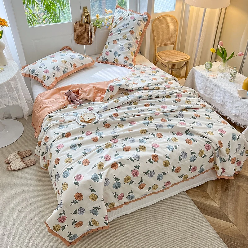 

Perfect Cotton Soybean Quilt Core Summer Blanket Thin Comforter