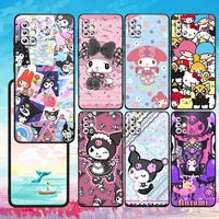 pink girl melody sanrio for samsung s21 plus ultra s20 fe a52 a12 5g a8 a7 a6 a5 j4 j5 j6 j7 j8 2018 2017 black phone case