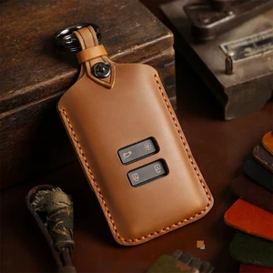Leather Car Key Cases For Renault Clio Talisman Megane Scenic Kadjar Captur Koleos  Remote Fob Shell Cover