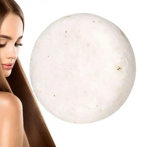 Шампунь-брусок для волос, глубокое очищение, Шампунь С розмарином для волос, Твердый шампунь, мыло для тонких и жирных волос или кожи головы, увлажняющая формула 2 - изображение