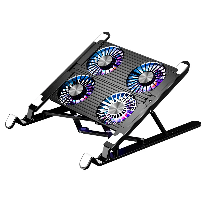 Gaming Laptop Stand with Fan Cooling Pad Plastic/Aluminum Laptop Holder For ipad Macbook Notebook Stand Computer PC Laptop Gaming Laptop Stand with Fan Cooling Pad Plastic/Aluminum Laptop Holder For ipad Macbook Notebook Stand Computer PC Laptop