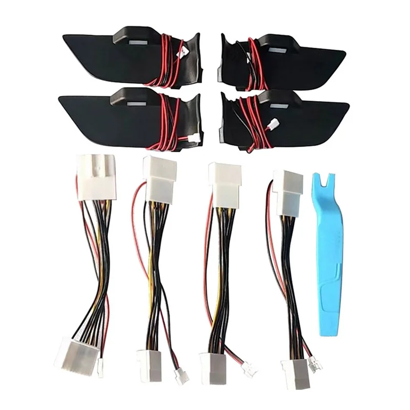 

4PCS LED Light Interior Door Handle Bowl Mood Atmosphere Light Decorative Car Lamp for 2020 2021 2022