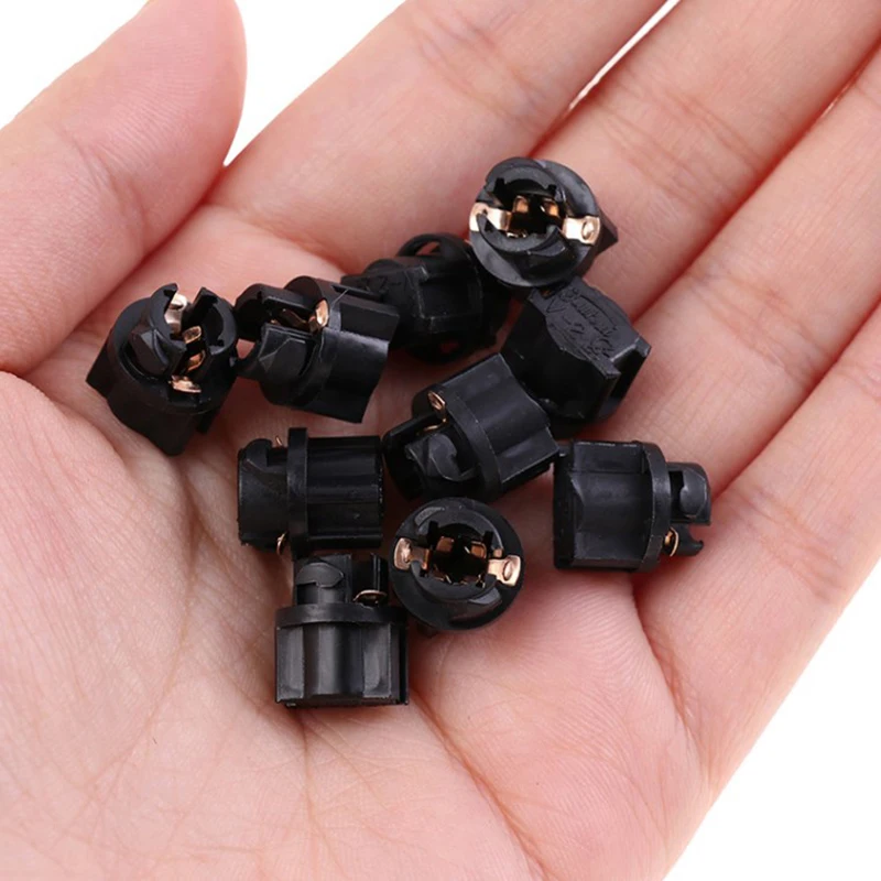 

5 шт. сигнальная лампа T5 Светодиодная твист розетка приборная панель кластер гнездо держатель лампы Основание Т5 гнездо автомобильные лампы Основание Т5 светодиодная розетка