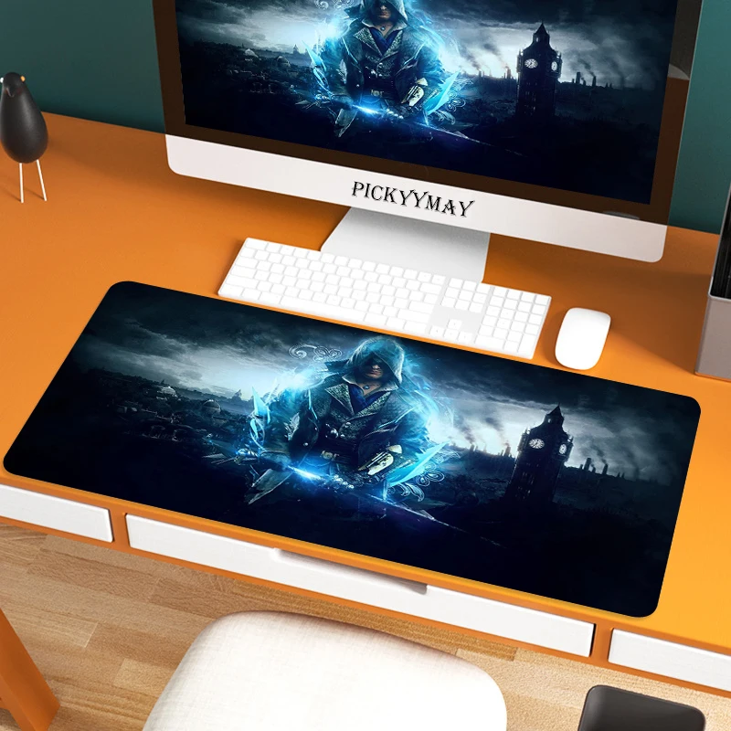 

Assassin's Creed Extra Large Mouse Pad 100x50cm Big Computer Gaming Mousepad Anti-Slip Natural Rubber With Edge Gaming Mouse Mat