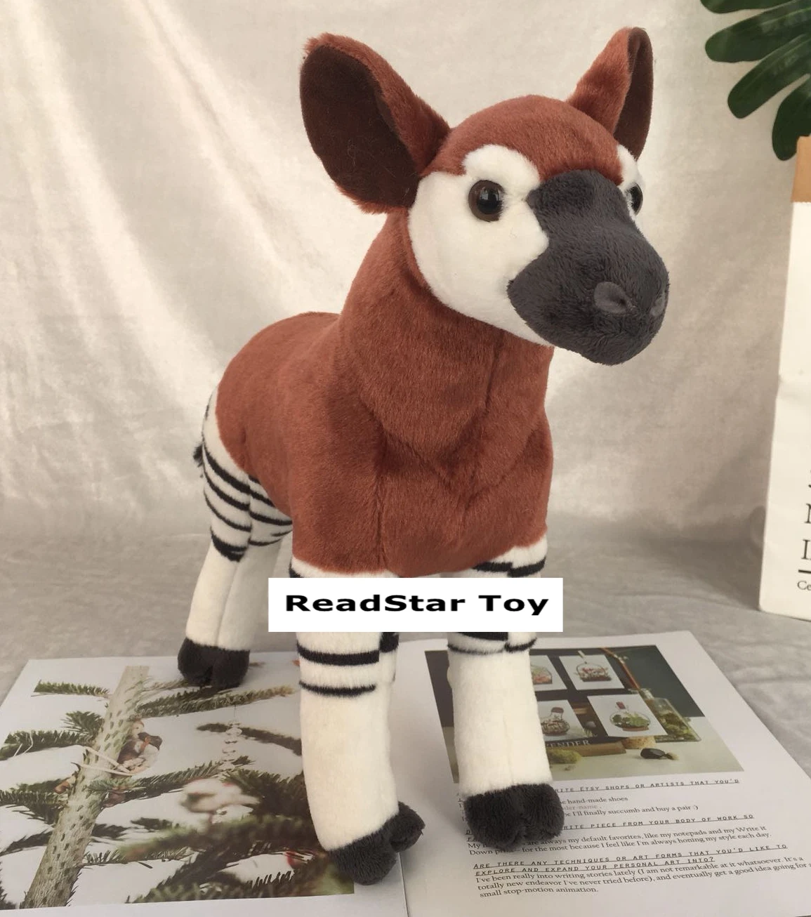 

Подарочная модель, имитация животного Okapi, дикое животное