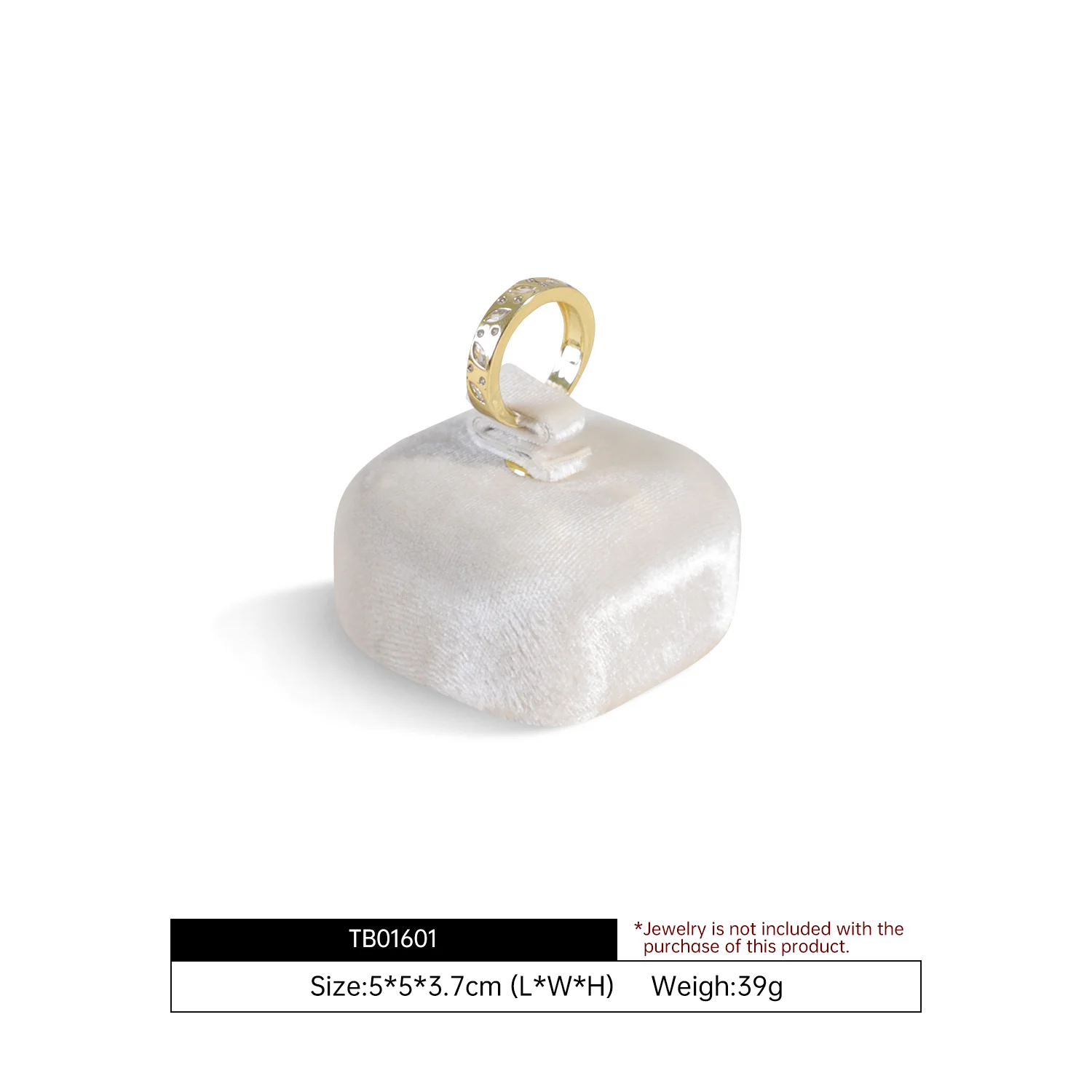 

Yinbeini бархатная подставка для колец