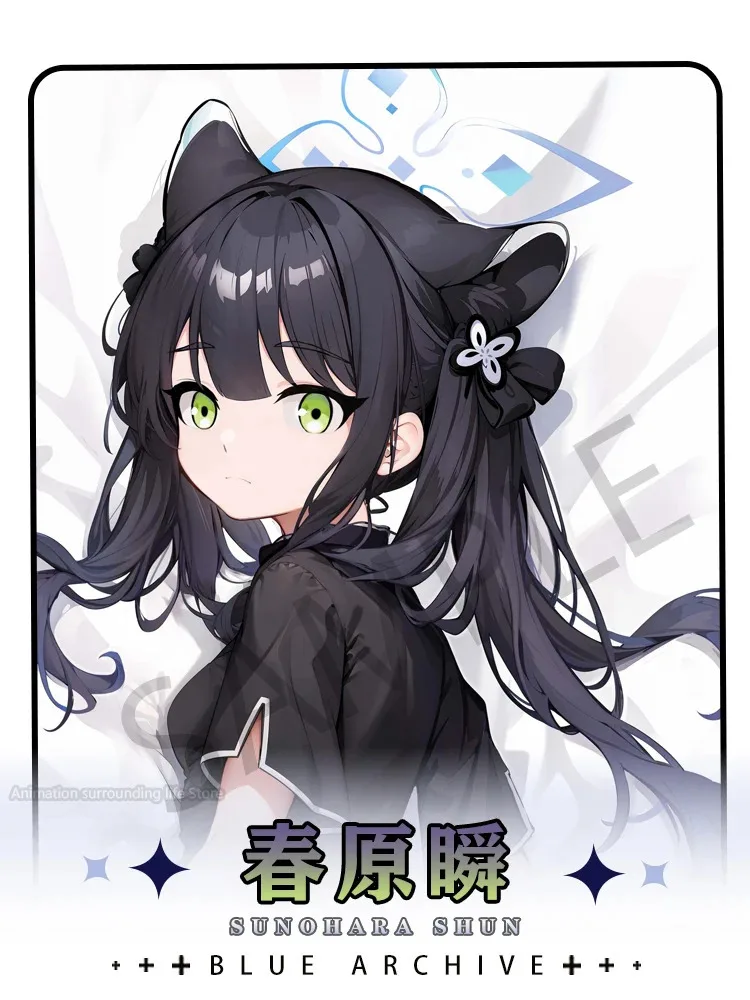 Оригинальный Аниме Синий архив Sunonara Syunn Косплей обнимающий тело подушка Dakimakura