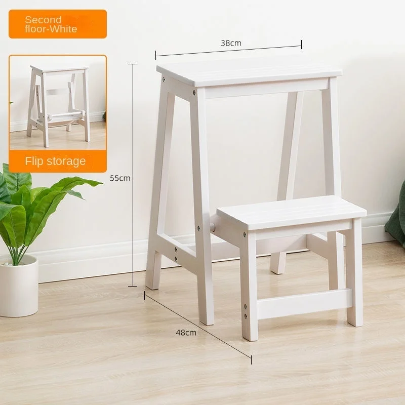 Высокие табуреты из сосны кухонный многофункциональный стул-лестница откидной