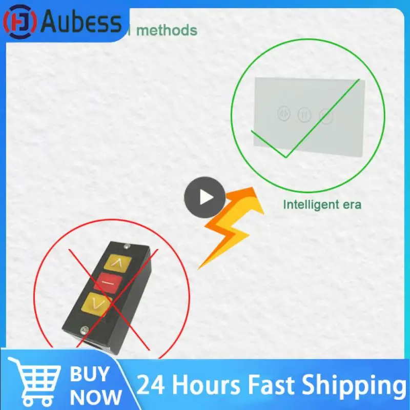 

3/5/8PCS For Alexa And Google Home Touch Roller Shutter Switch 220v Tuya Wifi Switch Remotely Controlled Smart Home Smart Switch