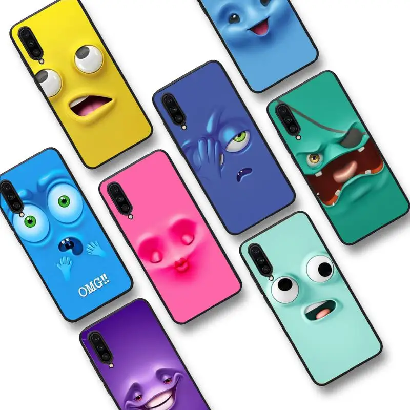 

RuiCaiCa Funny Face Phone Case For Xiaomi mi 9 mi8 F1 9SE 10lite note 10lite Mi 8lite Coque for xiaomi mi 5x