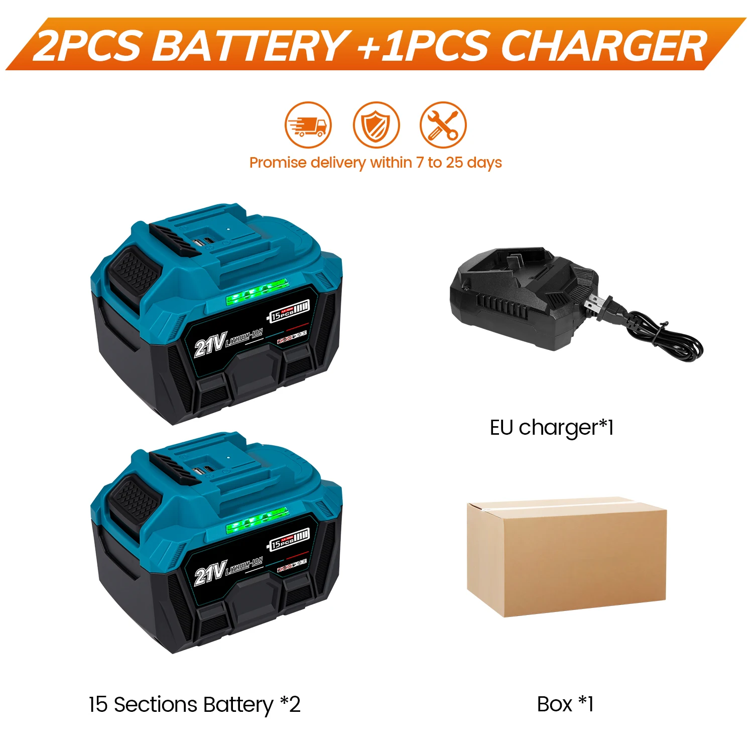 

Литиевая батарея Makita 18-21В 4.0/6.0 Ач