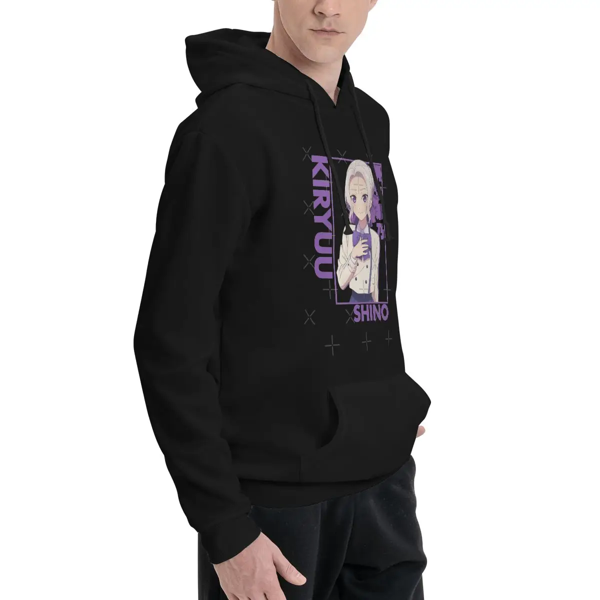 Kiryuu Shino - Kanojo Mo портретные толстовки с капюшоном в стиле аниме пуловер женская