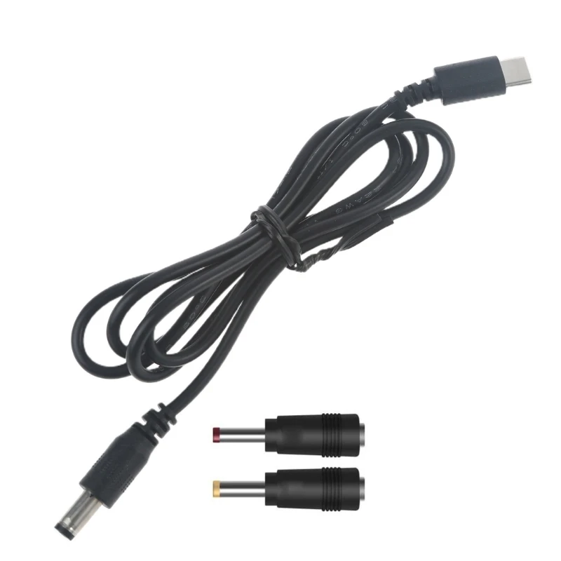 

Type C USB C to DC5.5X2.1mm Charge Cable 3.5x1.35mm 4.0x1.7mm Connector 9V 15V PD Trigger Power Cable for Routers Laptop