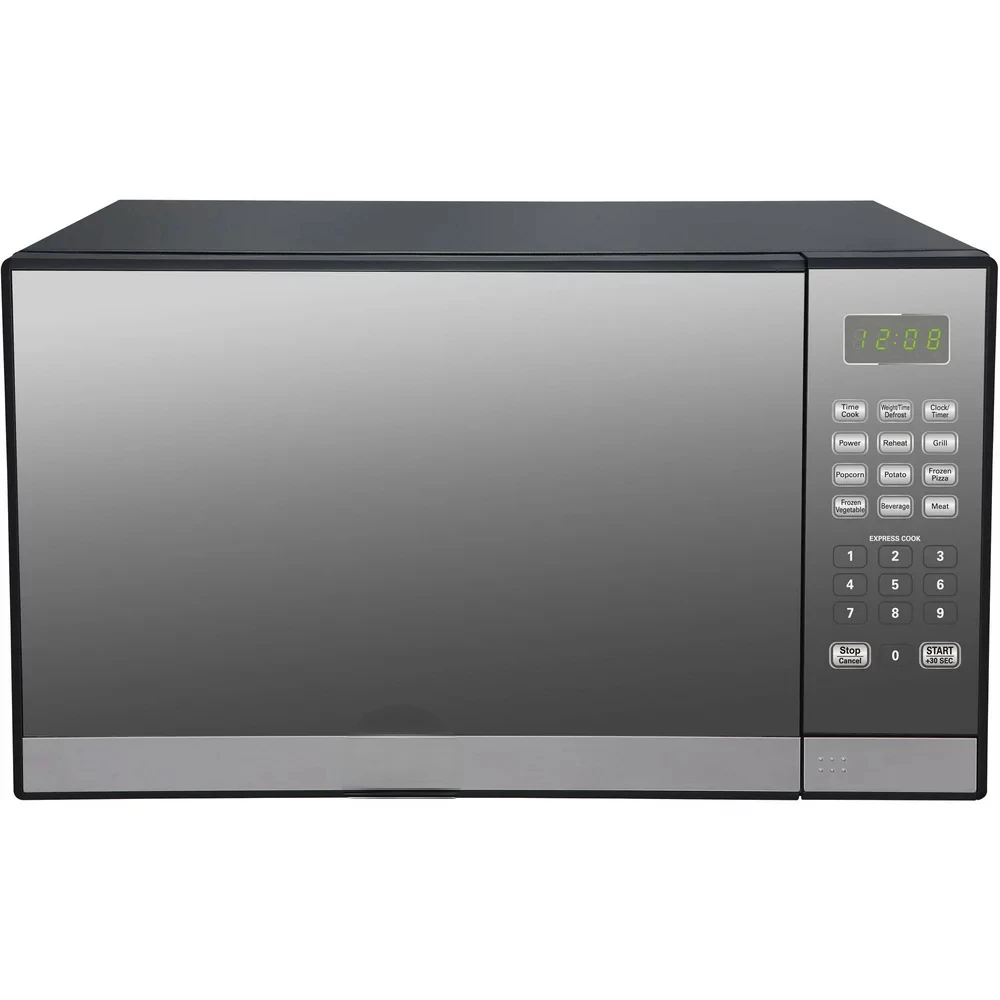 

Cu. ft. Stainless Steel with Mirror Microwave Oven with Grill