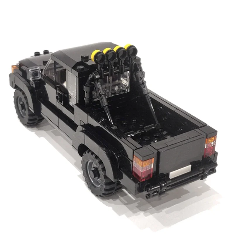 343 шт. MOC Speed Champion Hilux 4x4 Xtra Кабина Пикап грузовик модель строительные блоки кирпичи