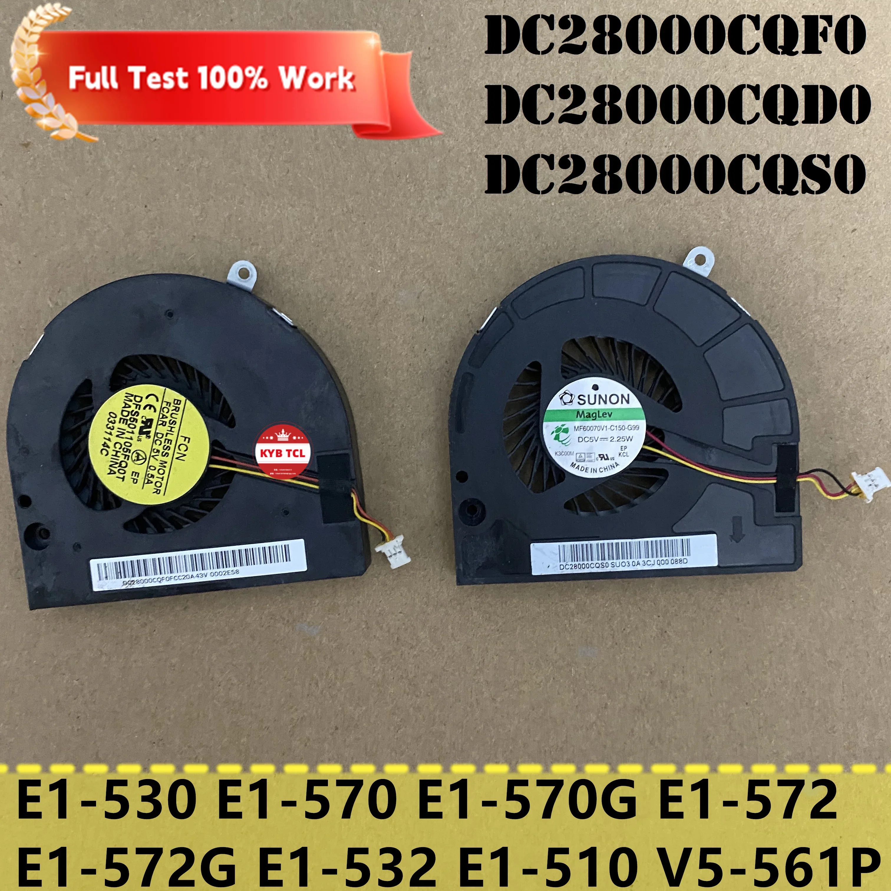 Ноутбук охлаждающий вентилятор процессора DC28000CQF0 DC28000CQD0 DC28000CQS0 Acer V5-561P E1-530 E1-570