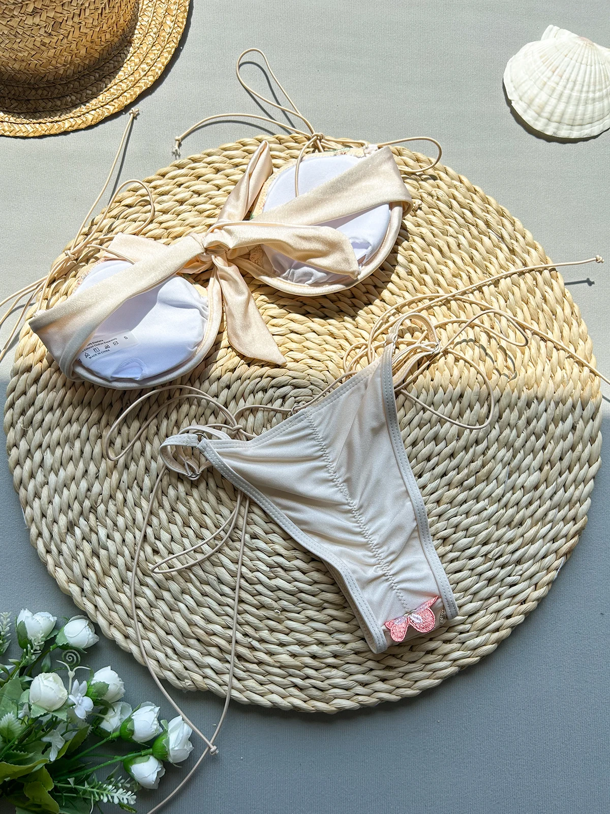 Бикини BRRMQQ Пуш-ап Нейлон/Спандекс